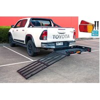 118Cm X 71Cm Mobility Scooter Wheelchair Carrier Atv Ramp Trailer With Wireless LED lights