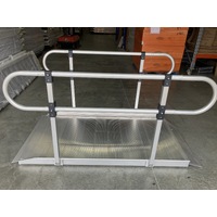 2.7 Metre Walking /Wheel chair access ramp with Hand Rails - 385 KG Capacity